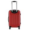 Expandable 20" Carry On Luggage Travel Bag Trolley Suitcase-Red