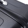 3 Piece Luggage Set Travel Suitcase with Lock-Black