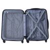 3 Piece Luggage Set Travel Suitcase with Lock-Gray
