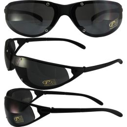 Pacific Coast Sunglasses Hot-Dog Sunglasses Matte Black Frames Smoke Len