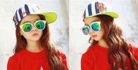 Fashion Kids Polarized Sunglasses UV 400 Rated Age 3-10 White