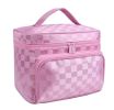 [Pink] Portable Cosmetic Bag Toiletry Bag Travel Makeup Bag