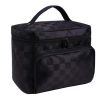 [Black] Portable Cosmetic Bag Toiletry Bag Travel Makeup Bag