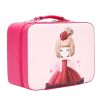 PU Cartoon Waterproof Makeup Bags Handbag Cosmetic Box Makeup Box, C