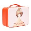 PU Cartoon Waterproof Makeup Box Handbag Cosmetic Box Makeup Bags, F