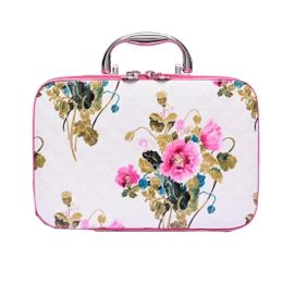 Elegant Flower Makeup Bags Cosmetic Box Storage Bag Makeup Box, S