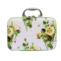 Elegant Flower Makeup Box Makeup Bags Cosmetic Box Storage Bag, T