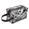 Transparent Portable Travel Cosmetic Bag Makeup Pouches,Black