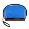 PU Waterproof Portable Travel Cosmetic Bag Makeup Pouches,Blue