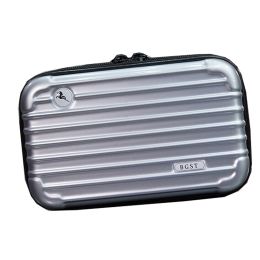 Fashion Makeup Bags Cosmetic Makeup Pouches Cosmetic Bag, Silvery