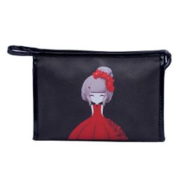Makeup Pouches Handbag Makeup Bags Personalized Cosmetic Bags, Black