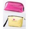 Fashion Creative Portable Cosmetic Box Makeup Box Makeup Bags, Round Rectangle Red