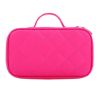 Creative Cosmetic Box Makeup Box Bag Large Capacity Travel Double Floor Makeup Bags, Rose Red