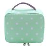 Cosmetic Waterproof Makeup Bag Sundry Organizer Travel Carry Case-Green Dot