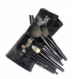 Basic Make Up Brushes Set 9 Pcs with Cosmetic Bag