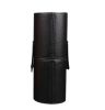 Black PU Cylindric Cosmetic Brush Container Professional Makeup Kit (17.7x6.7CM)