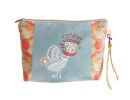 Cute And Sweet Bird Canvas Cosmetic Bags/Purse