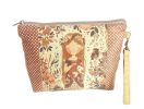 Creative And Pretty Girl Canvas Cosmetic Bags/Purse