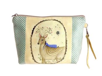 Cute And Funny Deer Canvas Cosmetic Bags/Purse