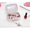 Cosmetic Containers with Beautiful Flower Girl Cosmetic Storage Box