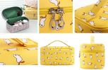 Fabric Multifunction Cosmetic Bag Portable Makeup Pouches Waterproof Travel Toiletry Pouch #25