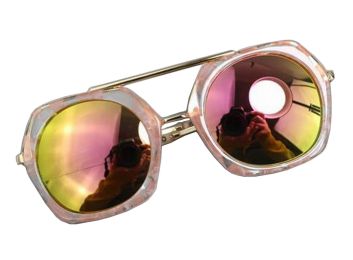 Kids Fashion Sunglasses Children's Sunglasses Anti-UV Sunglasses, Pink