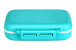 Portable Medicine Pill Box Case Organizer - Blue