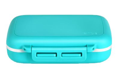 Portable Medicine Pill Box Case Organizer - Blue