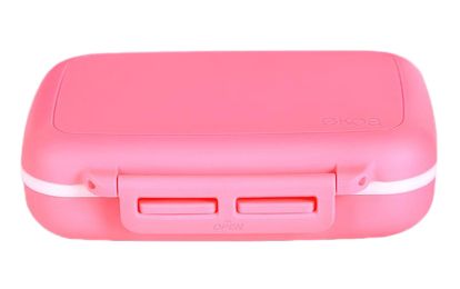 Portable Pill Organizer for Home and Travel - Pink