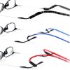 Pack of 2 Black Eyeglasses Cord Lanyard Holder Sunglasses Eyewear Retainer Black