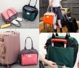 [Pink] Simple Style Travel Tote Bag Duffel Bag Handbag Sports Shoulder Bag