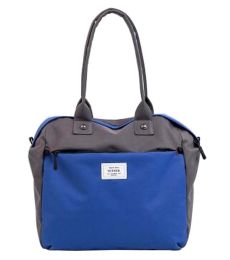 [Blue] Simple Style Travel Tote Bag Duffel Bag Handbag Sports Shoulder Bag