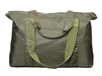 [Green Dot] Simple Style Travel Tote Bag Duffel Bag Handbag Sports Shoulder Bag