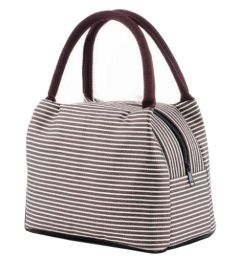 Stylish Stripe Waterproof Lunch Picnic Box/Bento Bags