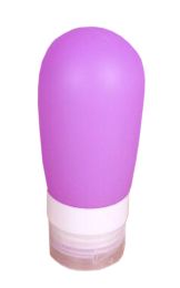 Set of 2, Travel Lotion Bottle Portable Silicone Creative Bottles Purple 80ml