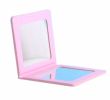 Set of 2 Sided Mirror Portable Folding Practical Creative Makeup Mirror Pink