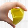 Creative Outdoor Travel Gargle Cup Leaves Shaped Toothbrush Cup, Yellow