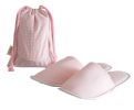 Travel Slippers,Portable Folding Home Hotel Travel Slippers-Pink