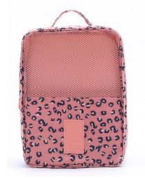 Travel Shoe Storage Bag Portable Shoe Bag Beautiful Practical Shoe box, Pink
