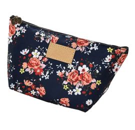 Makeup Bag,Travel Bag,Cosmetic Organizer Bathroom Bag Small Pouch,Flower Style