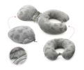 Travel Pillow Office Portable Napping Pillow Cervical Neck Pillow Navy Stripes