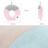 Cute Comfortable Neck Pillow Neck Support U-Shape Pillows for Home/Office/Travel, L