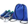 Sports backpack Travel Luggage Storage Bags Laundry Drawstring Bag Blue/Green