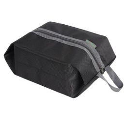 Portable Shoe Bag Shoes Holder Organizer Tote Pouch Case Storage Bag, Black