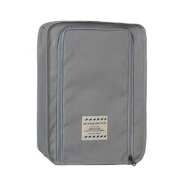 Durable Portable Shoe Bag Storage Bag Shoes Holder for Travel, Dark Grey