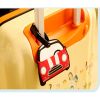 Set of 2 [Red Car] Portable Luggage Tags Silicone Name Tags Unique Luggage Tags
