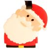 Set of 2 [Santa Claus] Cute Luggage Tags Silicone Name Tags Unique Baggage Tags