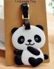 Set of 2 Cute Cartoon Travel Luggage Tags/ID Holder Travel Accessories, Panda