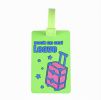 Set of 2 Cute Travel Accessories Travel Luggage Tags/ID Holder, Luggage, Green