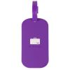 Set of 2 Travel Accessories PURPLE Square-shape Travel Luggage Tags/ID Holder